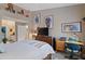 Spacious bedroom with Southwest-inspired decor, complemented by neutral paint and carpet at 18932 N 89Th Way, Scottsdale, AZ 85255