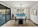 Dining room with view of the backyard pool at 2484 E Lodgepole Dr, Gilbert, AZ 85298