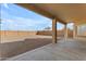 Covered patio offering shade and protection from the elements at 28793 N Spur Dr, San Tan Valley, AZ 85143