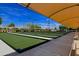 Organized bocce ball courts with shaded seating, providing an enjoyable outdoor activity space at 3191 N 160Th Ave, Goodyear, AZ 85395