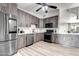 Modern kitchen features stainless steel appliances, beautiful wood cabinets, and a white countertop at 4026 N 81St St, Scottsdale, AZ 85251