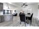 Modern living space featuring kitchen, dining area, and living room at 4026 N 81St St, Scottsdale, AZ 85251