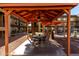 The community gazebo features a ceiling fan and seating at 461 W Holmes Ave # 277, Mesa, AZ 85210