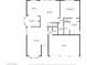 Detailed first floor plan showing layout of rooms, measurements, and flow at 5381 W Del Rio St, Chandler, AZ 85226