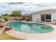 Inviting pool and spa area with ample deck space perfect for entertaining guests at 6702 E Monte Vista Rd, Scottsdale, AZ 85257