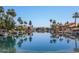 Scenic waterfront view with palm trees and boats, showcasing the community's access at 819 W Harbor Dr, Gilbert, AZ 85233