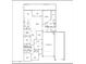 Detailed floor plan showcasing the layout of this home, including the kitchen, bedrooms, and super 4-car garage at 1265 E La Fortuna Ct, San Tan Valley, AZ 85140