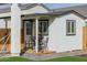 Backyard featuring a shed with a small porch and outdoor furniture at 1265 E La Fortuna Ct, San Tan Valley, AZ 85140