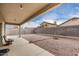 Backyard featuring gravel and a patio at 1635 W Dunbar Dr, Phoenix, AZ 85041