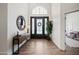 Welcoming foyer featuring hardwood floors, high ceilings, and designer accents at 2251 N 32Nd St # 10, Mesa, AZ 85213