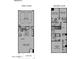 Detailed floor plan showcasing the layout of the home, including the living spaces and bedrooms at 2663 S Equestrian Dr # 106, Gilbert, AZ 85295