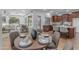 Inviting dining area situated between living room and kitchen at 3777 E Latham Ct, Gilbert, AZ 85297