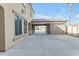 Long driveway leading to a garage and carport, showcasing the home's architecture and outdoor space at 3777 E Latham Ct, Gilbert, AZ 85297