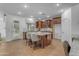 Open kitchen with a granite island, stainless appliances and lots of cabinet space at 3777 E Latham Ct, Gilbert, AZ 85297