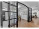 Stylish office space with hardwood floors, abundant light, and view to living room at 3777 E Latham Ct, Gilbert, AZ 85297