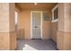 Cozy front porch entrance showcasing a secure screen door and a warm welcome at 3894 E Palmer St, Gilbert, AZ 85298