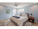 Comfortable bedroom with a cozy rug and modern ceiling fan at 406 W Flower St, Phoenix, AZ 85013