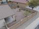 Aerial view of backyard featuring pool and covered patio at 44125 W Cydnee Dr, Maricopa, AZ 85138