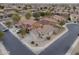 Aerial view of a single-Gathering home with a two-car garage at 44125 W Cydnee Dr, Maricopa, AZ 85138