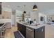 Kitchen featuring a large island, stainless steel appliances, and lots of storage space at 4640 E Glenrosa Ave, Phoenix, AZ 85018