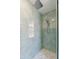 Shower featuring rain shower head, handheld shower head, geometric tile, and a built-in niche at 5046 W Karl St, San Tan Valley, AZ 85144