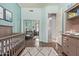 Stylish Bedroom featuring sleek sliding door closet at 5215 S Monte Vista St, Chandler, AZ 85249