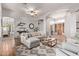 Inviting living room with hardwood floors, comfortable seating, and stylish decor at 5215 S Monte Vista St, Chandler, AZ 85249