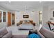 Spacious bedroom with modern furnishings and access to a relaxing seating area at 5805 E Agave Pl, Carefree, AZ 85377
