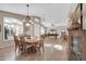 Open-concept design with dining room flowing into living area with pool table at 1240 E Friess Dr, Phoenix, AZ 85022