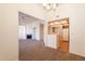 Cozy living space offering an open layout with easy access to the kitchen, dining, and living rooms at 1331 W Baseline Rd # 340, Mesa, AZ 85202