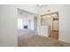 Spacious layout of the living room with a view into the kitchen at 1331 W Baseline Rd # 340, Mesa, AZ 85202