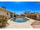 Backyard pool with a lounge area, perfect for outdoor entertaining and relaxation at 14426 N 52Nd Ave, Glendale, AZ 85306