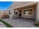 Covered patio with paver flooring and stucco walls at 1446 E Canary Dr, Gilbert, AZ 85297