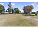 Spacious backyard with mature shade trees at 15621 N Lakeforest Dr, Sun City, AZ 85351