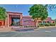 Inviting clubhouse featuring modern architectural details and desert-friendly landscaping, designed for relaxation and community engagement at 17882 N Painted Spurge Ct, Surprise, AZ 85374