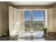 Kitchen counter with breakfast bar and great window view of the city at 2201 N Central Ave # 11A, Phoenix, AZ 85004