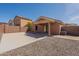 Wide-open backyard space that offers versatile possibilities for outdoor enjoyment and customization at 23276 W Cocopah St, Buckeye, AZ 85326