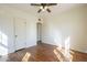 Bedroom featuring rich hardwood floors, natural light and archway at 2538 N 8Th St, Phoenix, AZ 85006