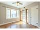 Bedroom featuring rich hardwood floors, natural light, french doors at 2538 N 8Th St, Phoenix, AZ 85006