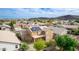 Two-story home with solar panels, balcony, landscaped backyard, and mountain views at 3317 W Knudsen Dr, Phoenix, AZ 85027