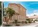 Beautiful two-story home featuring desert landscaping, tan paint and shutters, and square accents at 3317 W Knudsen Dr, Phoenix, AZ 85027