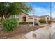 Attractive single-story home with well-maintained landscaping and a welcoming entrance at 4121 E Narrowleaf Dr, Gilbert, AZ 85298