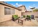 Cozy outdoor patio with comfortable seating, perfect for relaxation and entertaining guests at 4533 E Coyote Wash Dr, Cave Creek, AZ 85331