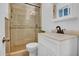 Bathroom with a shower, vanity, and neutral color scheme at 14446 N 40Th Pl, Phoenix, AZ 85032