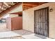 Front entrance with security door, and a low privacy fence at 16402 N 31St St # 115, Phoenix, AZ 85032