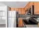 Updated kitchen featuring stainless steel appliances and stylish backsplash at 16402 N 31St St # 115, Phoenix, AZ 85032