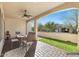 Covered patio with outdoor seating, perfect for relaxing and entertaining at 16945 W Vernon Ave, Goodyear, AZ 85395