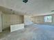 Large unfinished living room area with stairway, recessed lighting and several windows at 1909 W Lariat Ln, Phoenix, AZ 85085