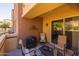 Comfortable outdoor patio with garden views that offers a relaxing space for lounging and grilling at 250 W Queen Creek Rd # 146, Chandler, AZ 85248