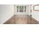 Dining area with hardwood floors and bright windows at 3632 E Comstock Dr, Gilbert, AZ 85296